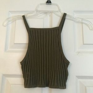 Olive Green Urban Outfitters BDG Crop Top